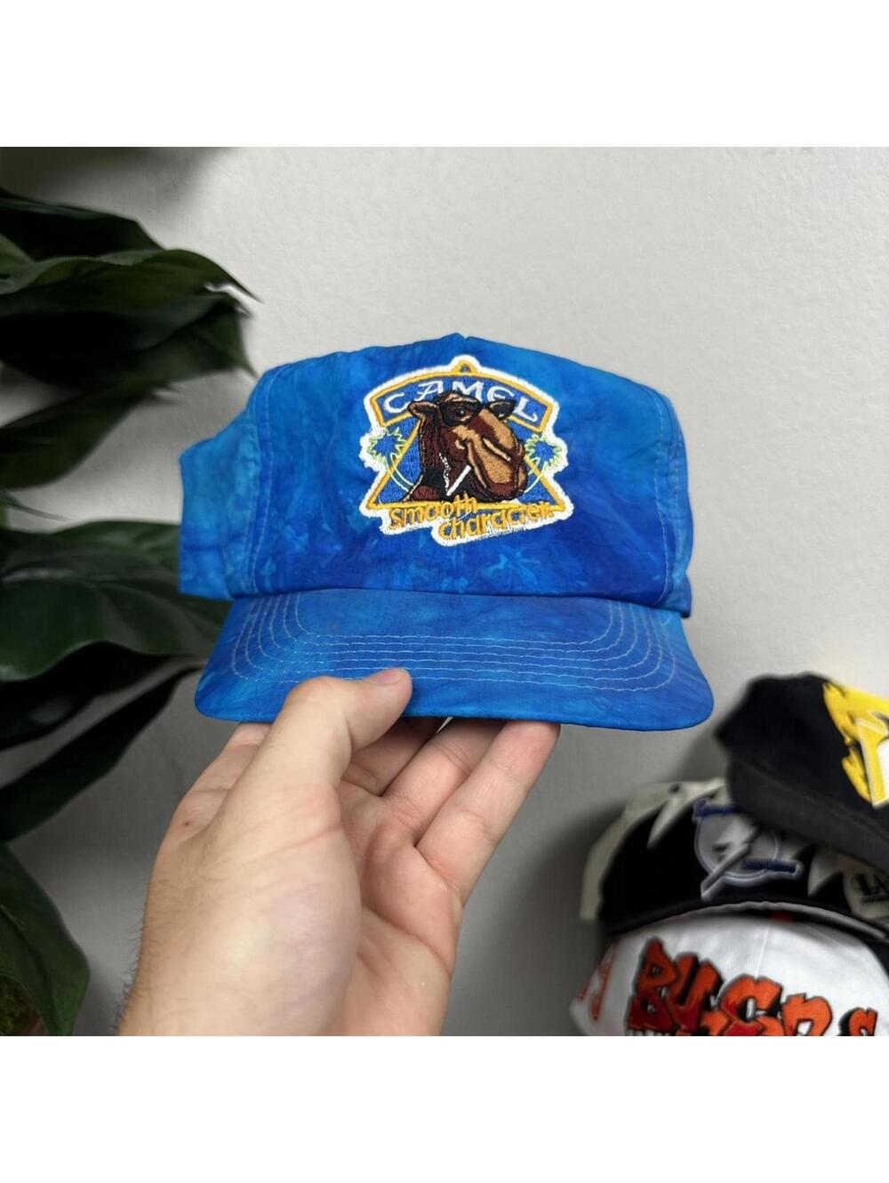 Camel Men's Blue and Multi Hat